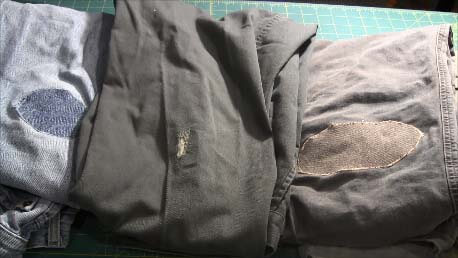 Patched Jeans
